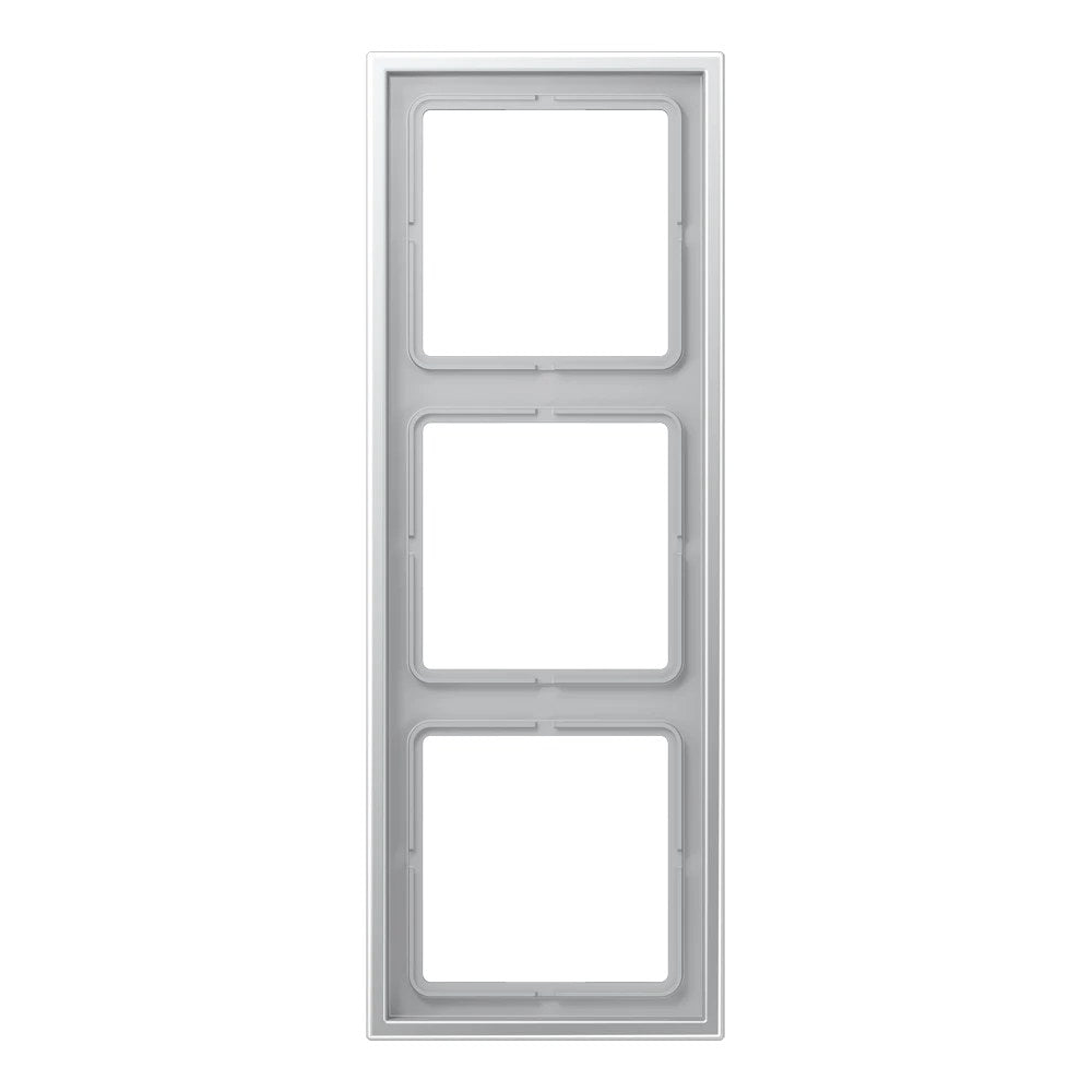 JUNG LS ZERO frame, 3-gang, aluminium