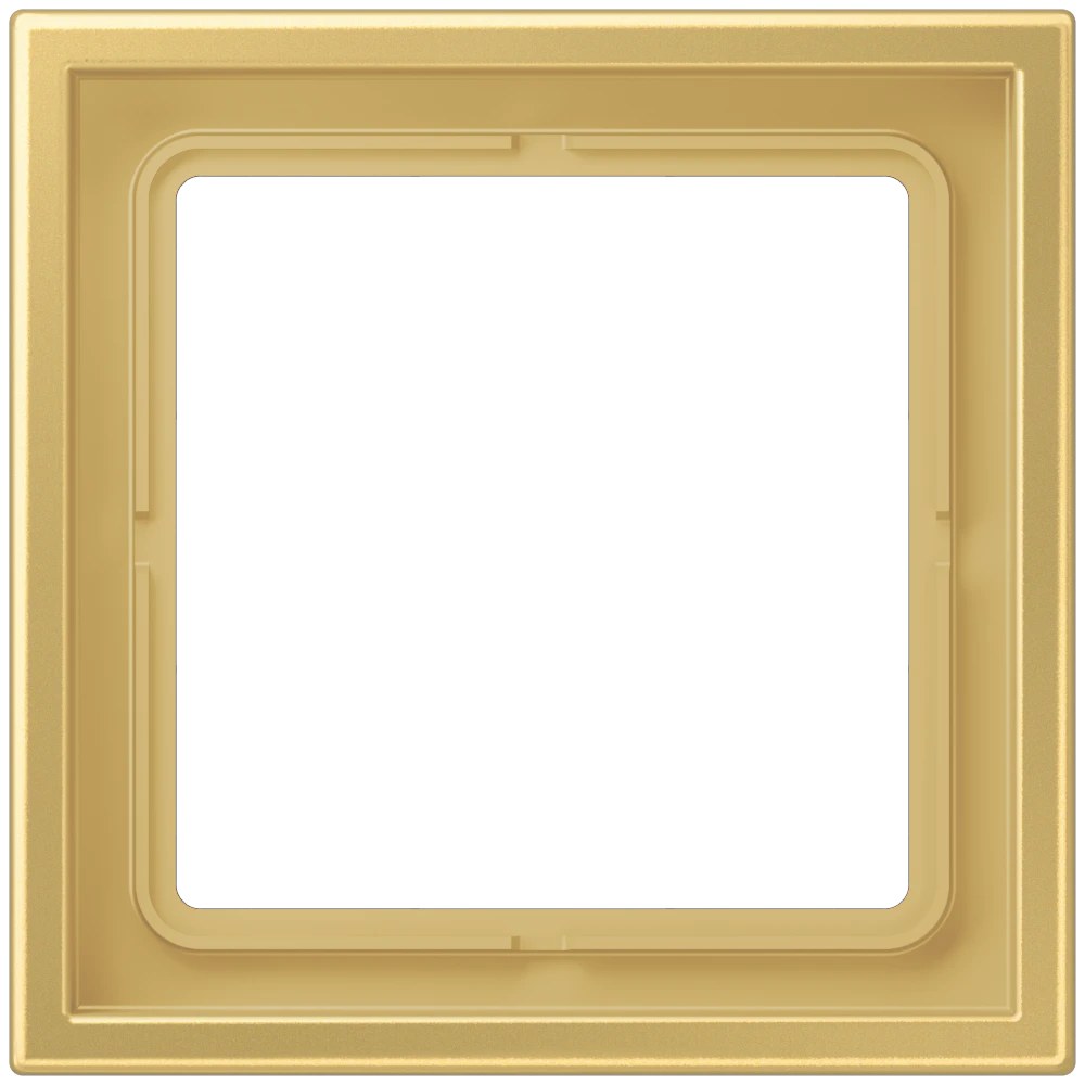 JUNG LS ZERO frame, 1-gang, classic brass