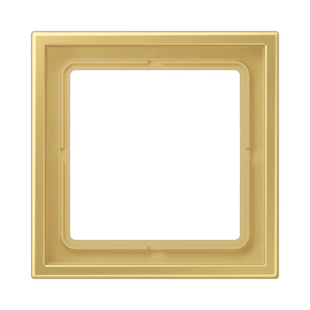 JUNG LS ZERO frame, 1-gang, classic brass
