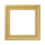 JUNG LS ZERO frame, 1-gang, classic brass