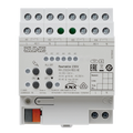 KNX room actuator 110-230 V, 16 A / max. 140 µF, rail mounting device, 4 rail units