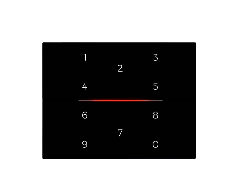 Glass Frame For 9025 Numeric Pad - Black – Eelectron