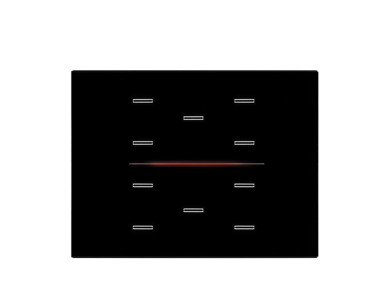 Single Glass - 10 Ch. - 3 Modules - Black – Eelectron