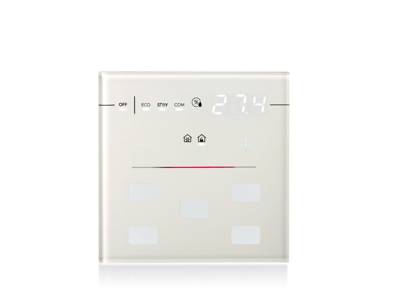Custom Single Glass - Residential Display - Line Series - White – Eelectron