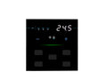 Custom Single Glass - Residential Display - Line Series - Black – Eelectron