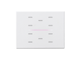 Single Glass - 10 Ch. - 3 Modules - Line Series - RGB - Matte White – Eelectron