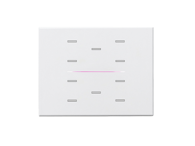 Single Glass - 10 Ch. - 3 Modules - Line Series - RGB - Matte White – Eelectron