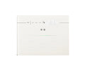 Single Glass - Residential Display - Line Series - 3 Modules - White – Eelectron