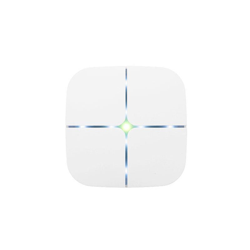 KNX Minipad 8 Ch/Ts – Complete - Helvetia White + RGB Center