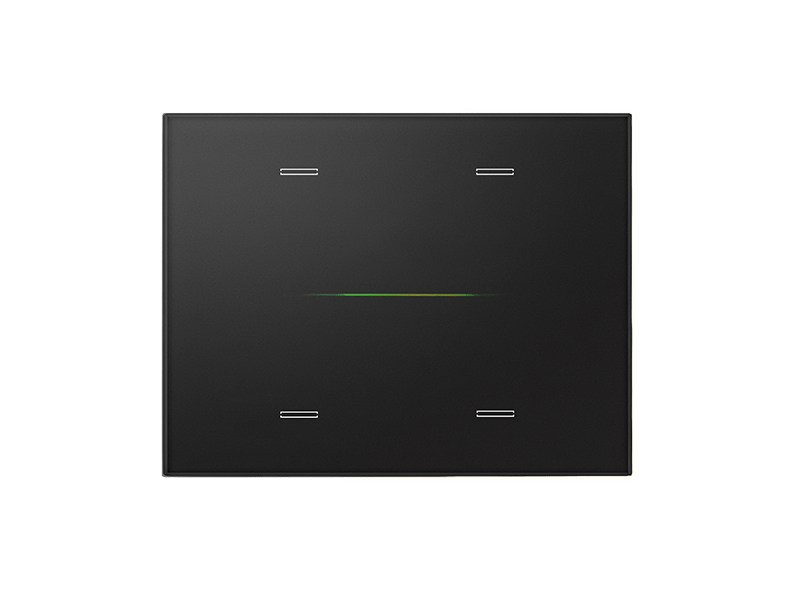 Single Glass - 4 Ch. - 3 Modules - Line Series - RGB -Matte Black – Eelectron
