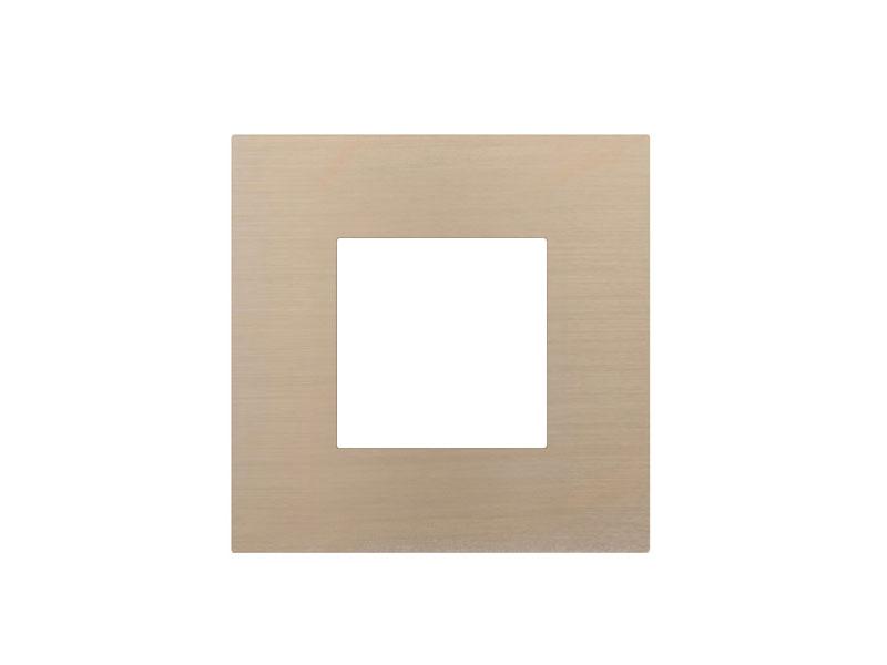 Cover Frame 45 Metal Champagne – Eelectron