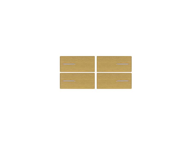 Kit 4 Buttons Thermostat/Humidistat Metal Gold – Eelectron