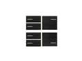 Kit 4 Left + 2 Right Buttons Metal Black – Eelectron