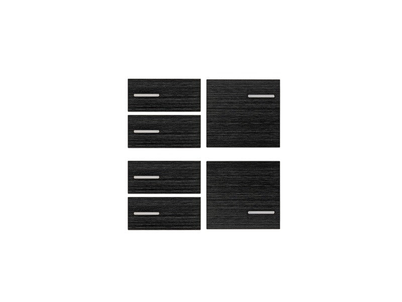 Kit 4 Left + 2 Right Buttons Metal Black – Eelectron