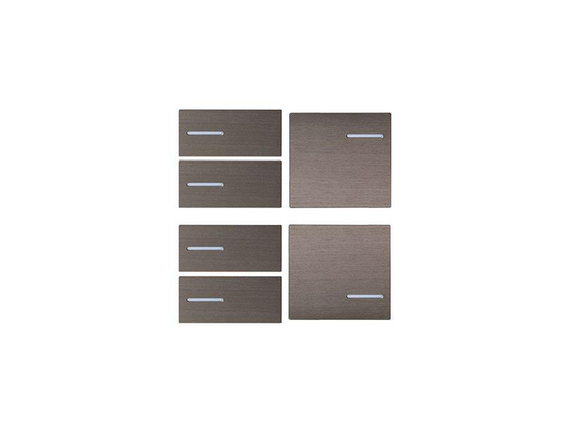 Kit 4 Left + 2 Right Buttons Metal Bronze – Eelectron