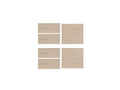 Kit 4 Left + 2 Right Buttons Metal Champagne – Eelectron