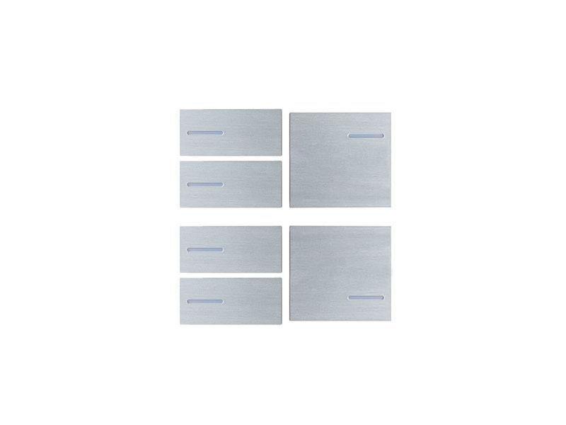 Kit 4 Left + 2 Right Buttons Metal Silver – Eelectron