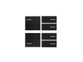 Kit 2 Left + 4 Right Buttons Metal Black – Eelectron