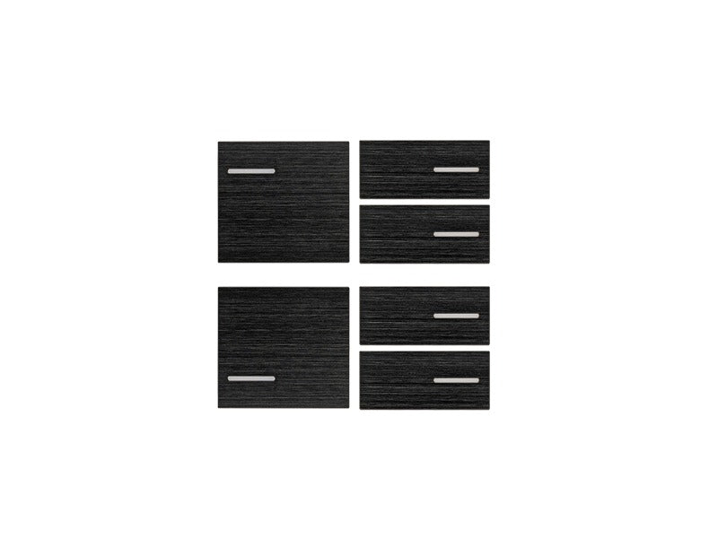 Kit 2 Left + 4 Right Buttons Metal Black – Eelectron
