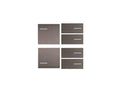Kit 2 Left + 4 Right Buttons Metal Bronze – Eelectron