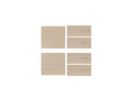 Kit 2 Left + 4 Right Buttons Metal Champagne – Eelectron