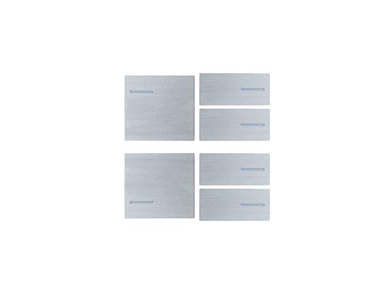 Kit 2 Left + 4 Right Buttons Metal Silver – Eelectron