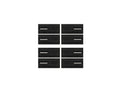 Kit 8 Buttons Metal Black – Eelectron