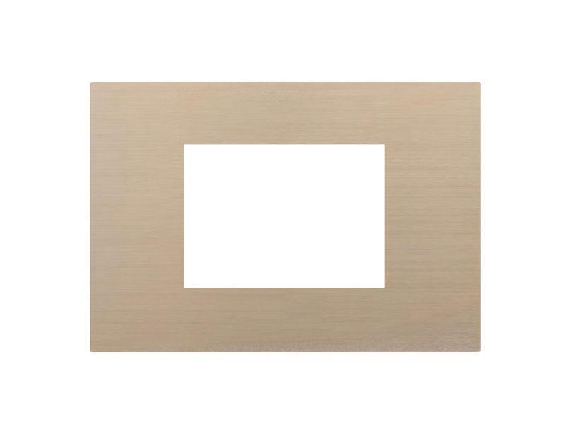 Cover Frame 3M Metal Champagne – Eelectron