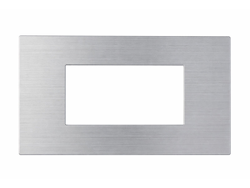 Cover Frame 4M Metal Silver – Eelectron