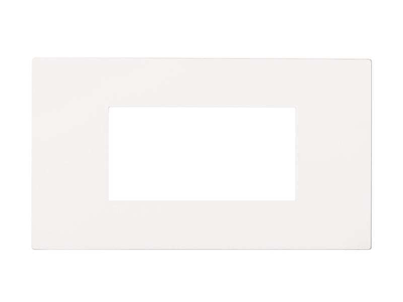 Cover Frame 4M Painted Plastic White – Eelectron