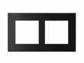 Cover Frame Double 2X55 Metal Black – Eelectron