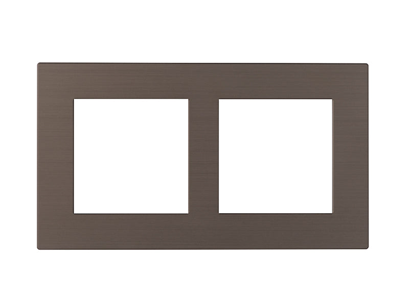 Cover Frame Double 2X55 Metal Bronze – Eelectron