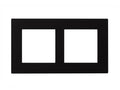 Cover Frame Double 2X55 Painted Plastic Black – Eelectron