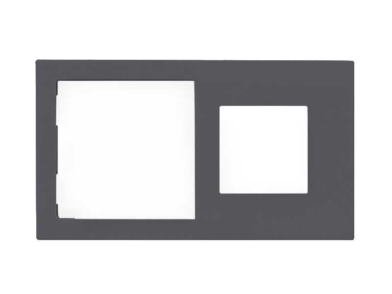 Cover Frame Double 71+45 Fenix Grey 0724 – Eelectron