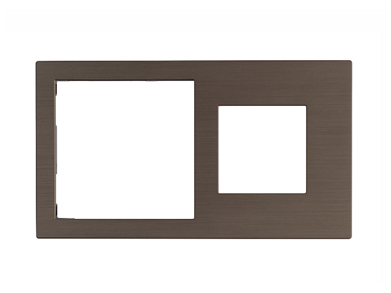 Cover Frame Double 71+45 Metal Bronze – Eelectron