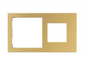 Cover Frame Double 71+45 Metal Gold – Eelectron