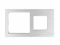 Cover Frame Double 71+45 Metal Silver – Eelectron