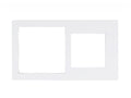 Cover Frame Double 71+55 Fenix White 0032 – Eelectron