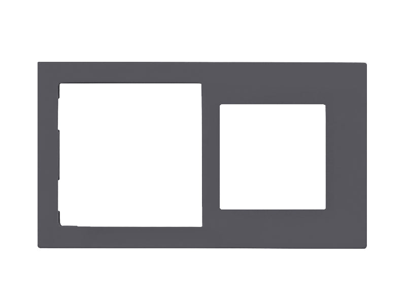 Cover Frame Double 71+55 Fenix Grey 0724 – Eelectron
