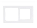 Cover Frame Double 71+60 Fenix White 0032 – Eelectron
