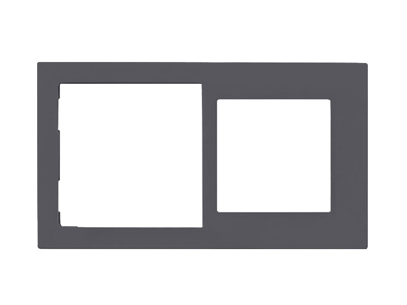 Cover Frame Double 71+60 Fenix Grey 0724 – Eelectron