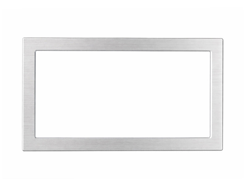 Cover Frame Double 2X71 Metal Silver – Eelectron
