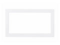 Cover Frame Double 2X71 Painted Plastic White – Eelectron