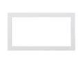 Cover Frame Double 2X71 Painted Plastic Helvetia White – Eelectron