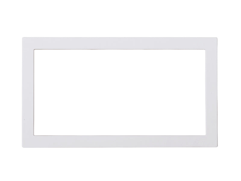 Cover Frame Double 2X71 Painted Plastic Helvetia White – Eelectron