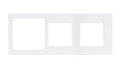Cover Frame 71+55+55 Painted Plastic White – Eelectron