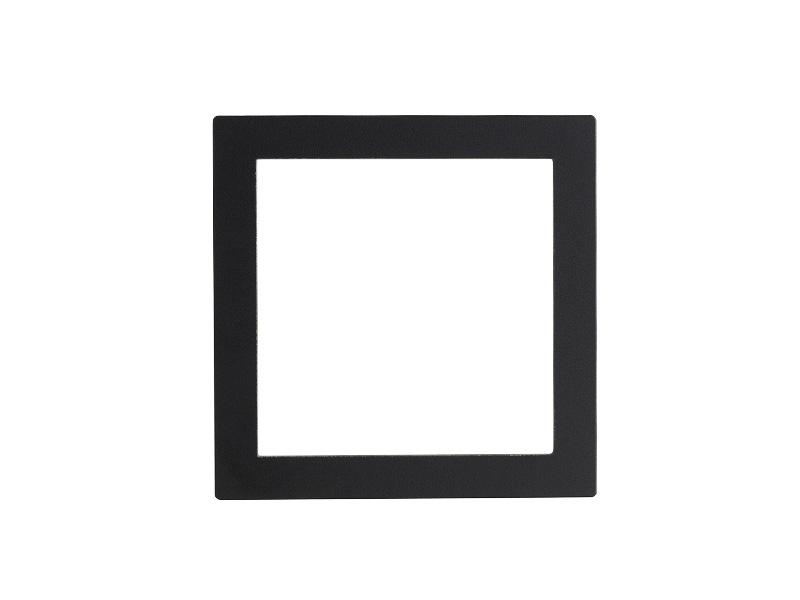 Cover Frame 71 Painted Plastic Black – Eelectron