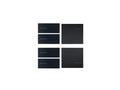 Kit 4 Left + 2 Right Buttons Painted Plastic Black – Eelectron
