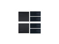 Kit 2 Left + 4 Right Buttons Painted Plastic Black – Eelectron