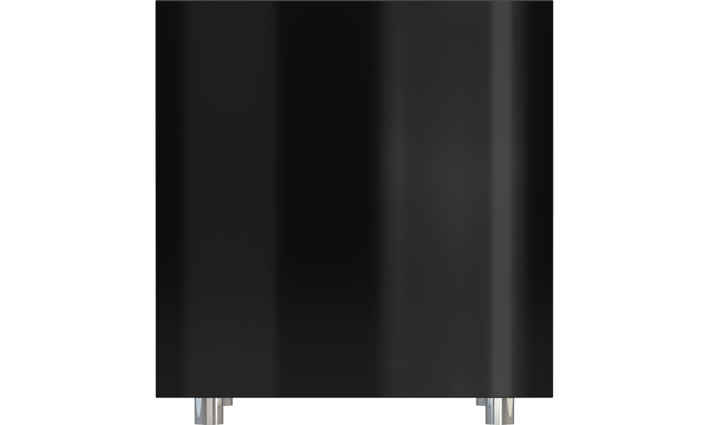 Floor-standing subwoofers amp 150W, 38/100Hz, white lacquered, white fabric - Ekinex